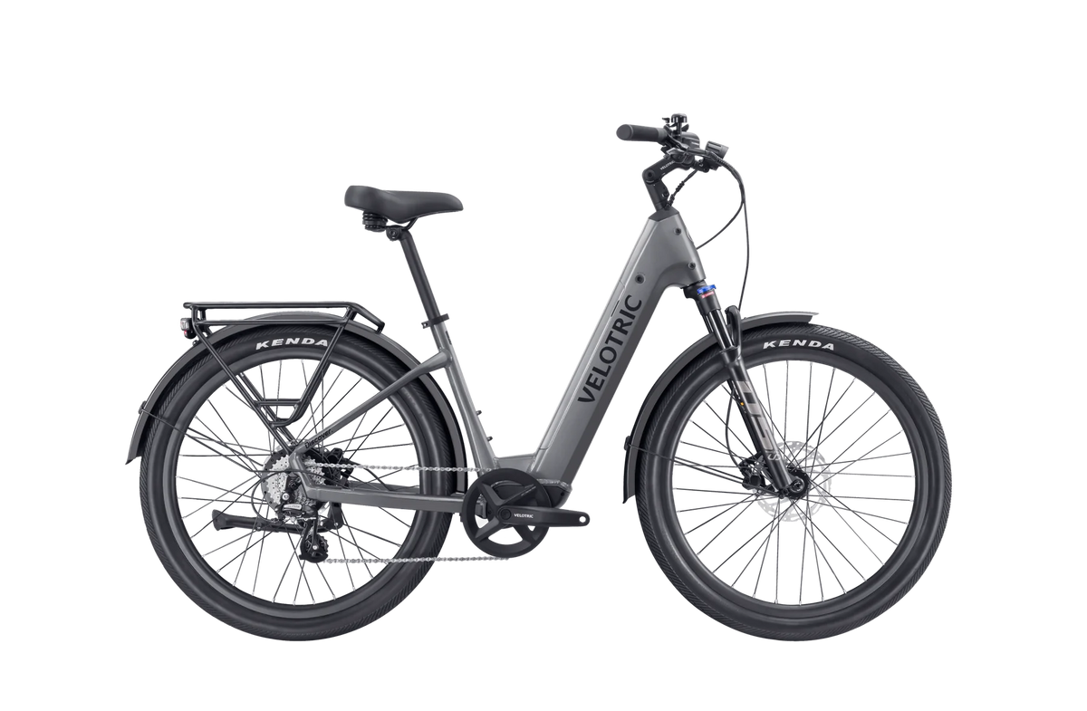 Grey Veloctric Discover 2 from side