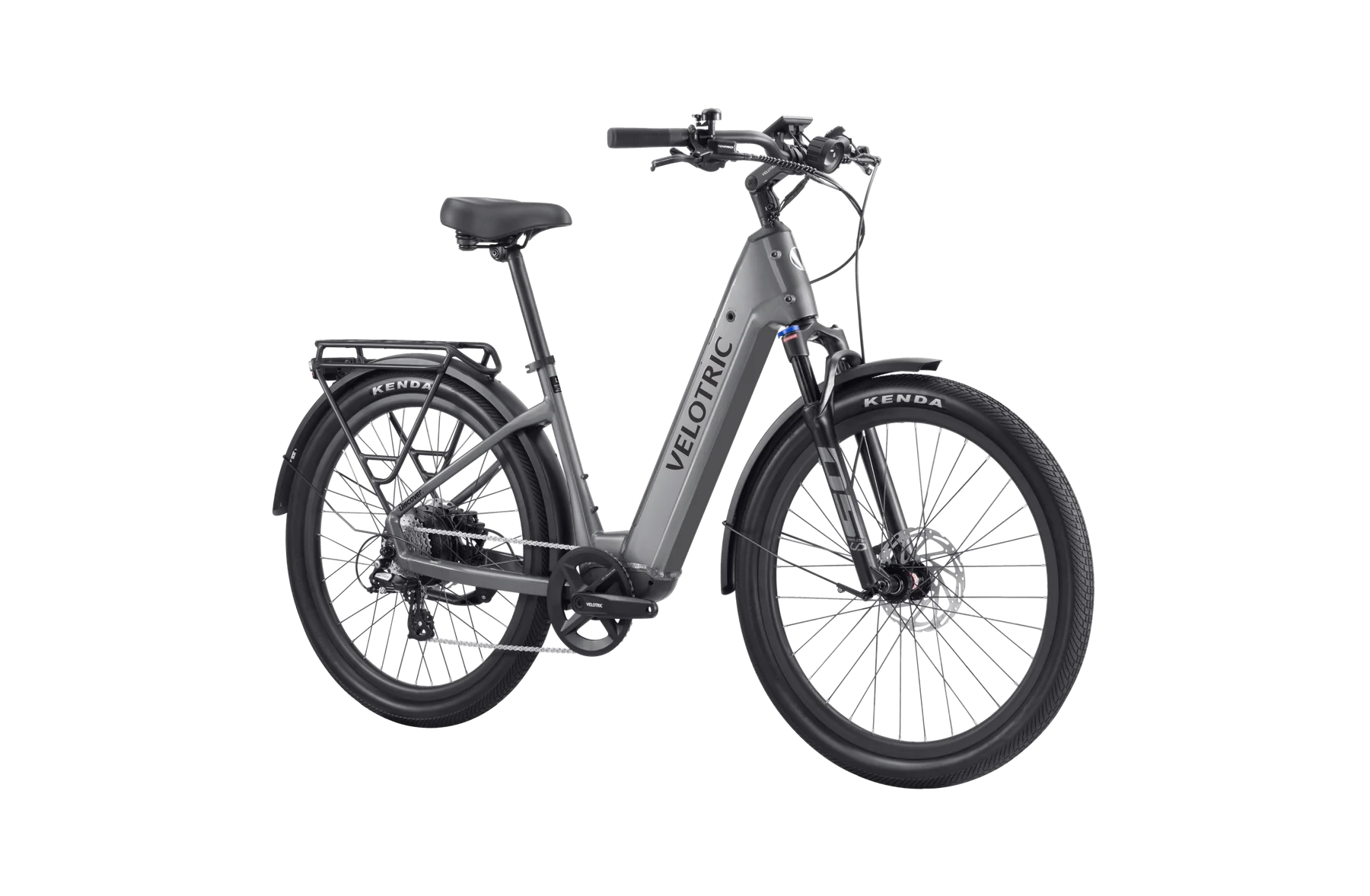 Grey Veloctric Discover 2 from side