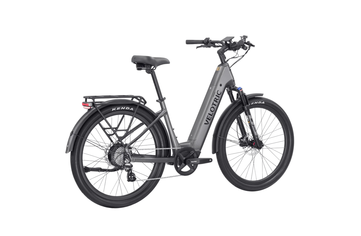 Grey Veloctric Discover 2 from side