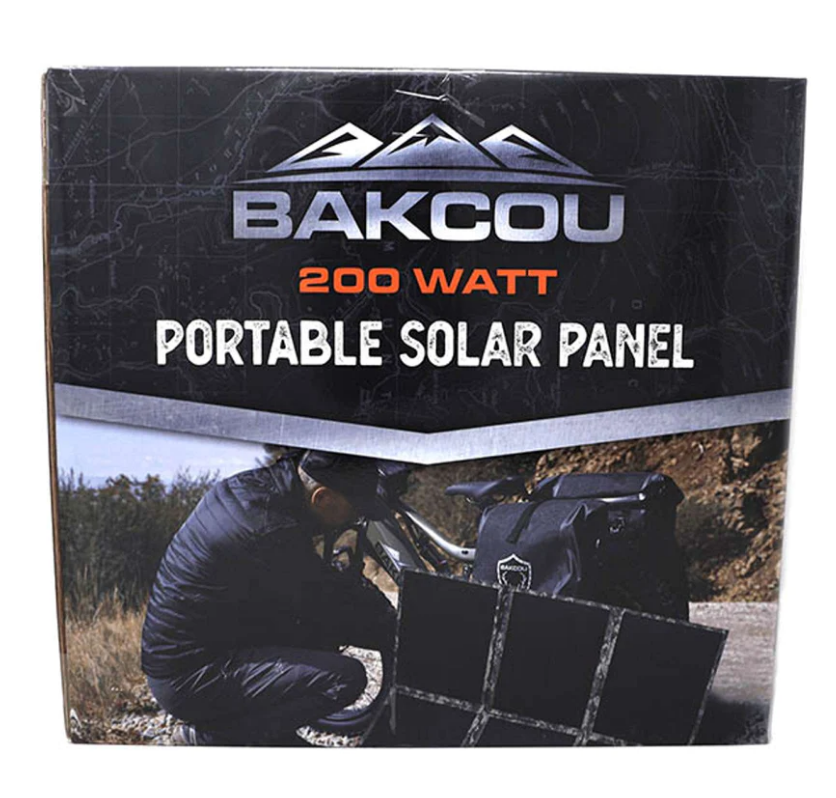 Bakcou 200W Portable Solar Panel
