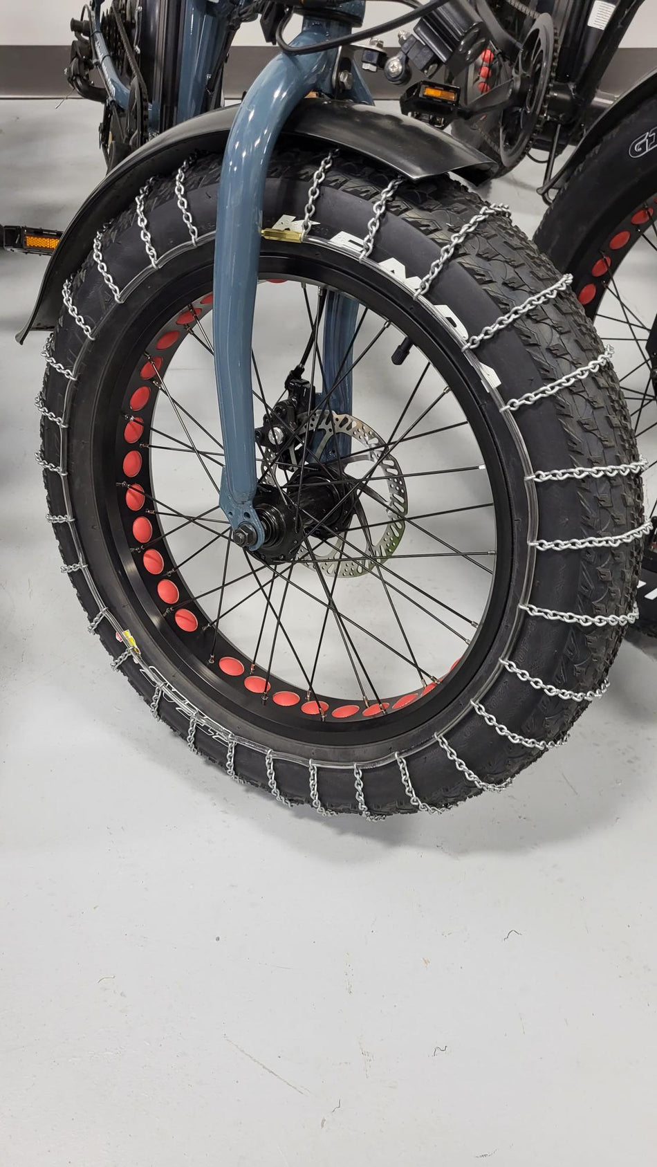 Electric bike tires bike tire chains.