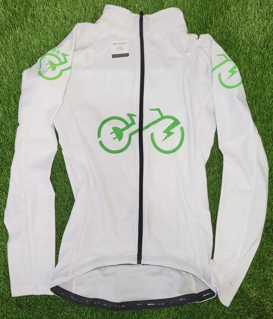 Electric bike logo green jacket