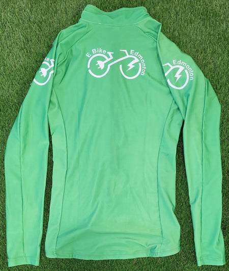 Electric bike logo green jacket