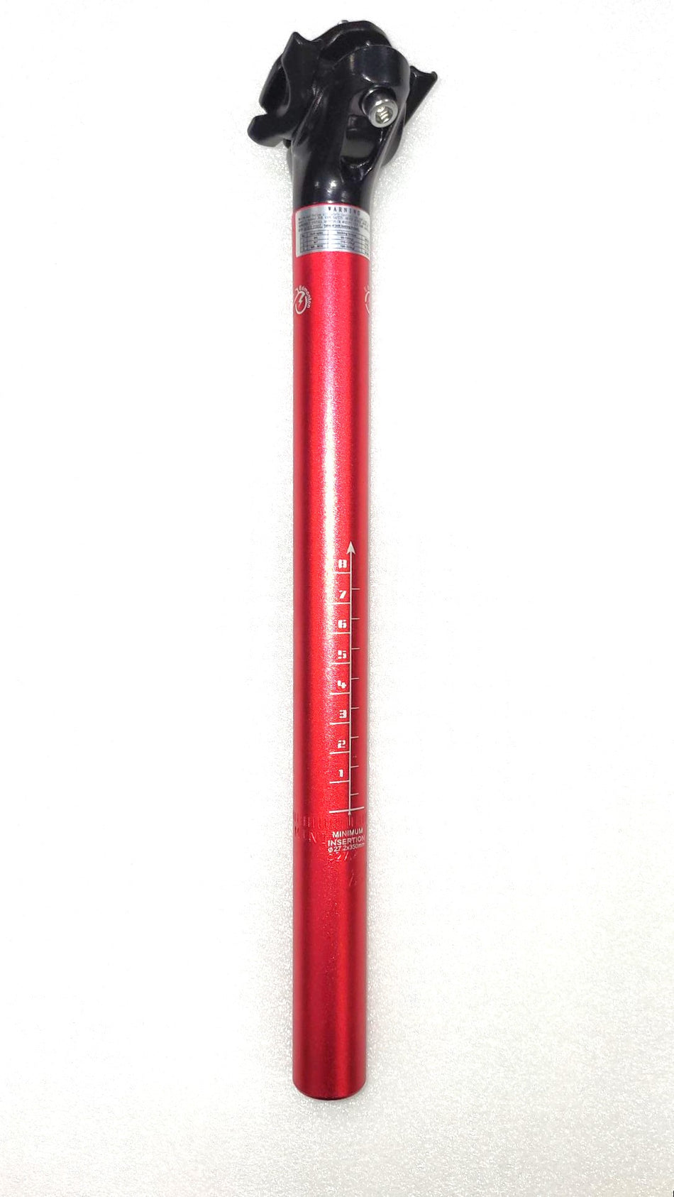 Seat Post Red 27.2 x 350mm
