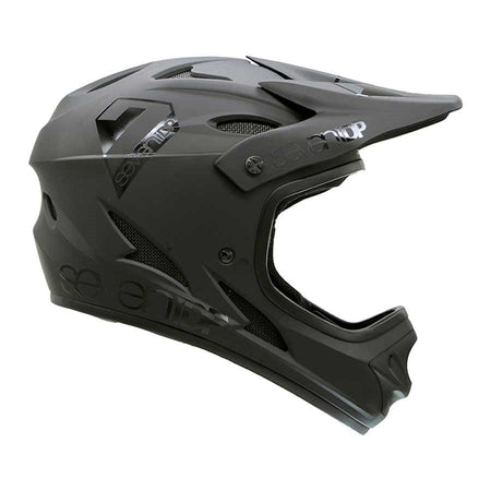 High-resolution image of a black helmet - top view